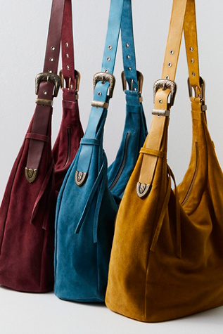 Westbound Suede Tote Bag Free People