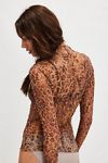 Lady Lux Printed Layering Top