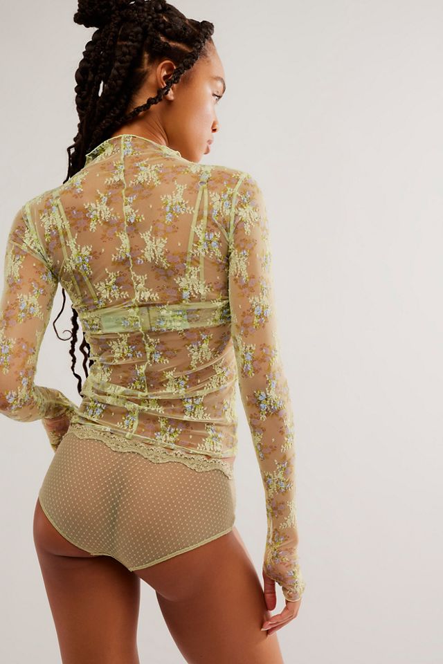 Lady Lux Printed Layering Top