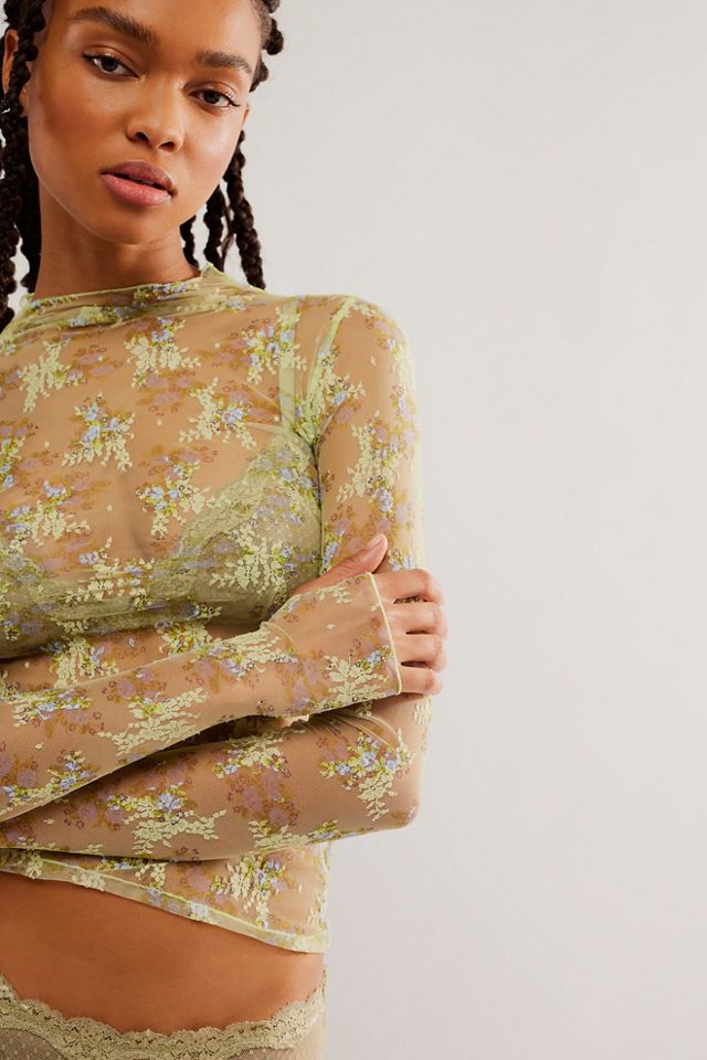 Lady Lux Printed Layering Top