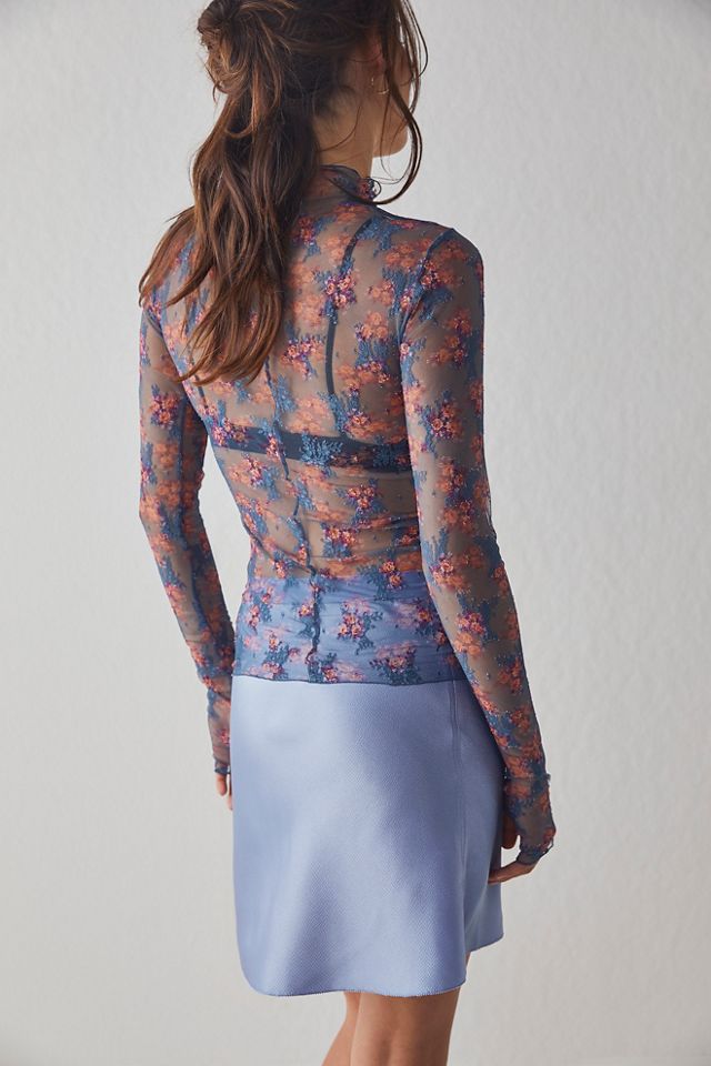 Lady Lux Printed Layering Top #1