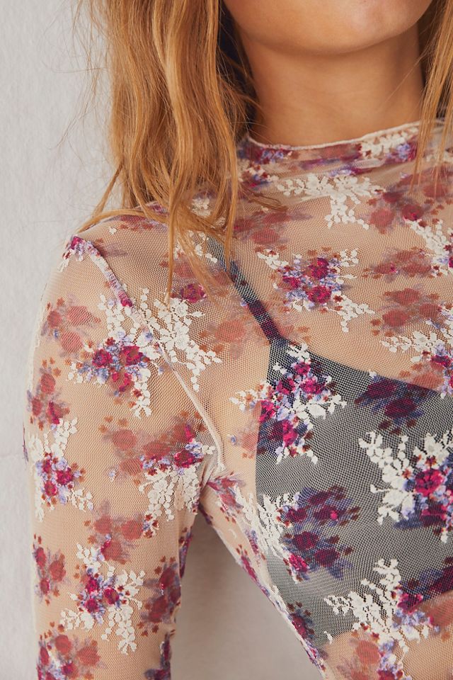 Lady Lux Printed Layering Top #3