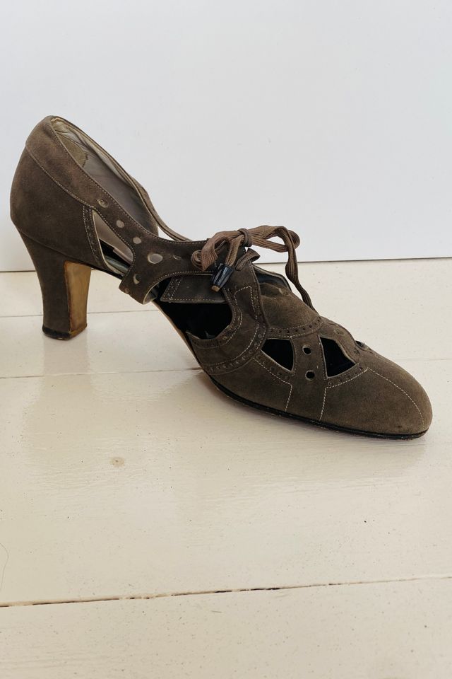 Suede Cut Out Oxford Selected by Atlantic Vintage #2