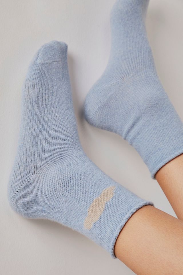 Cumulus Cashmere Crew Socks #1