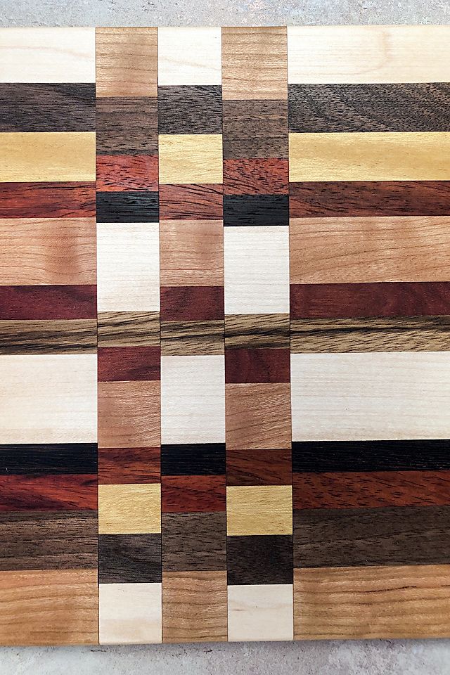 Large Exotic Wood Cutting Board by Honorable Oak - Philadelphia