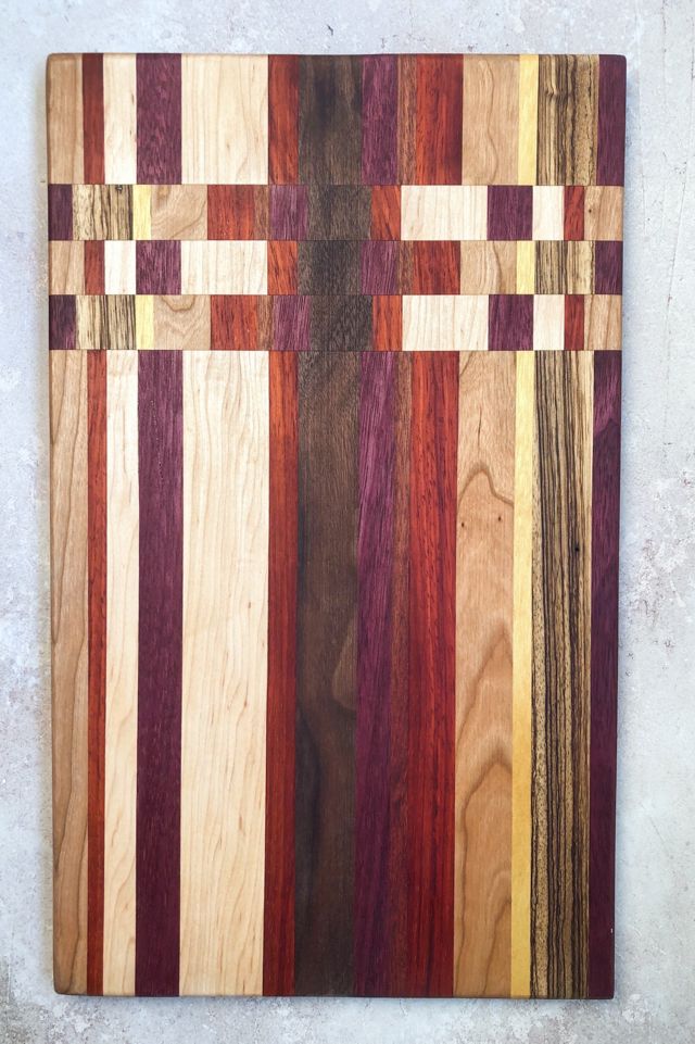 Small Exotic Wood Cutting Board by Honorable Oak