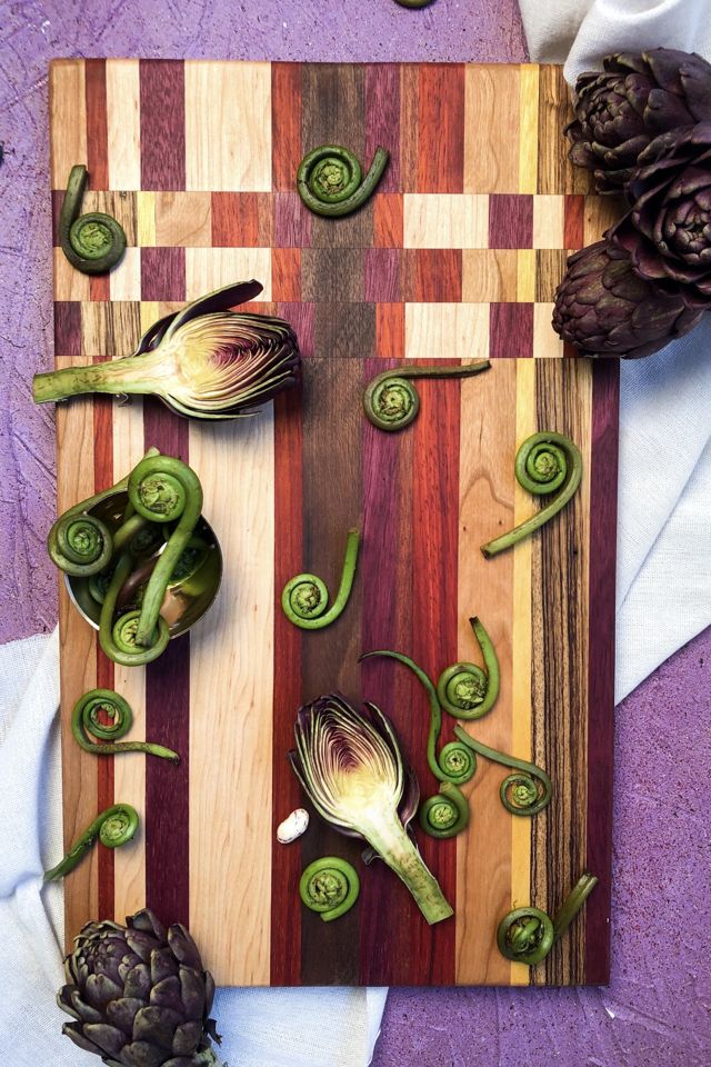 Large Exotic Wood Cutting Board by Honorable Oak