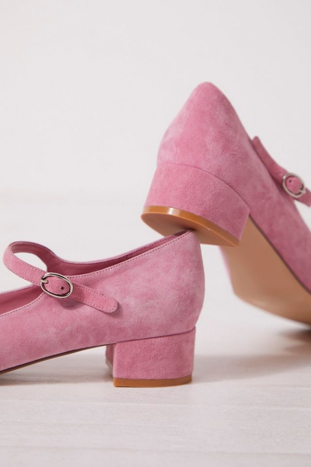 Pink mary jane discount heels