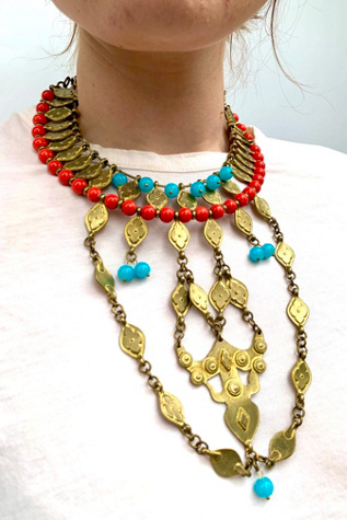 Vintage Tiered Choker Selected by Nomad Vintage