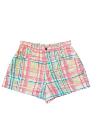 Plaid shorts hot sale