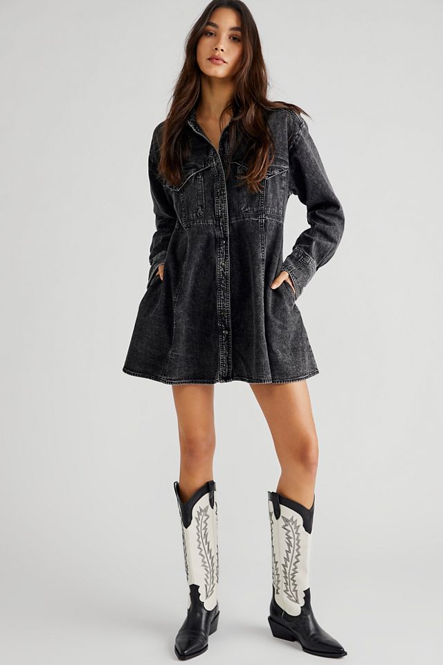 We The Free Sammi Denim Mini Dress #2