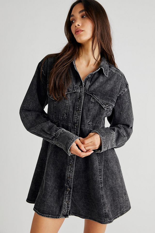 We The Free Sammi Denim Mini Dress | Free People