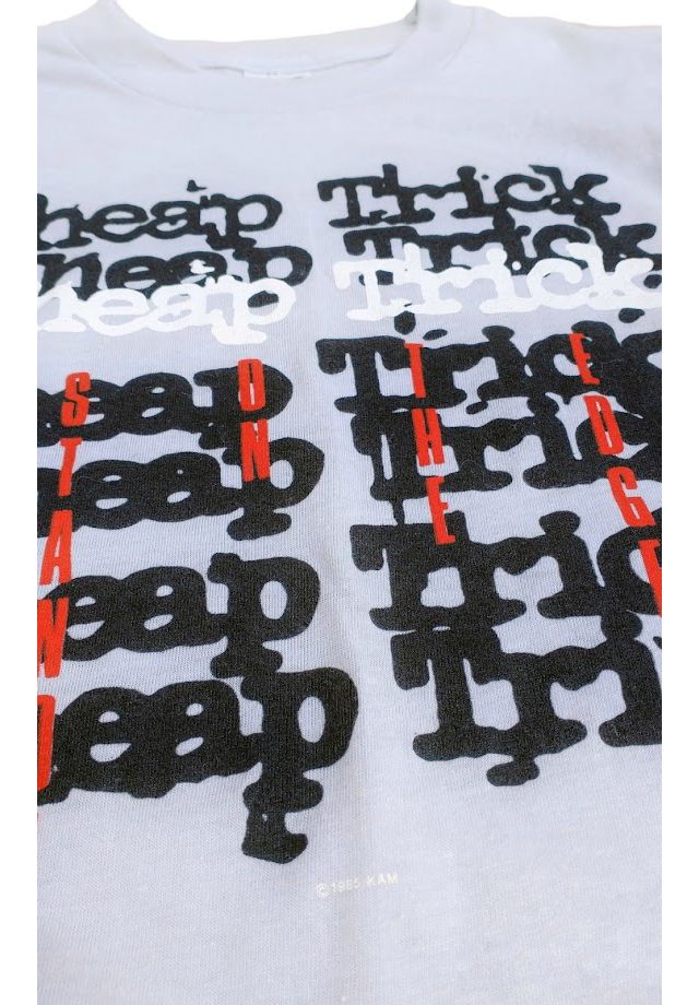 Vintage 1980s Cheap Trick Slim Fit Tour T-Shirt Selected by Garbage Soup #3