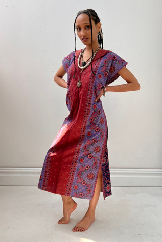 Anna Corinna Plum Print Smock Dress | Free People