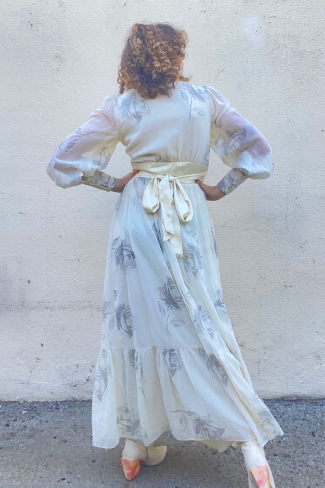 Vintage Gunne Sax Dotted Floral Pattern Dress Selected by The Curatorial Dept. #1