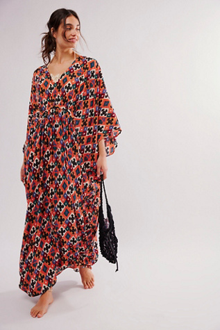 Groovy Baby Maxi Kaftan at Free People in Tile