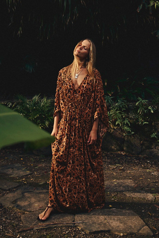 Groovy Baby Maxi Kaftan at Free People in Leo