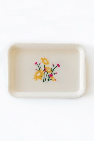 Three Potato Four Floral Tray