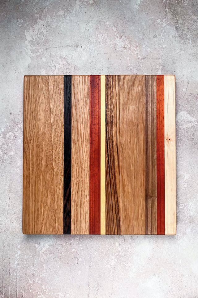 Large Exotic Wood Cutting Board by Honorable Oak