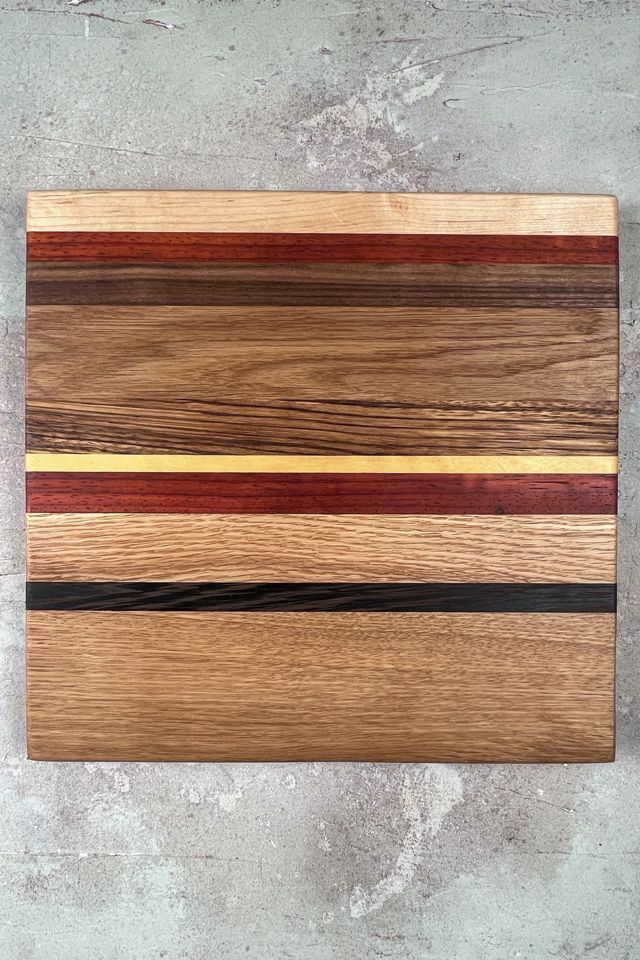 Small Exotic Wood Cutting Board by Honorable Oak