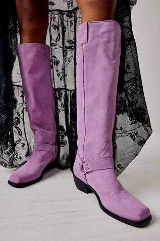 Free People Lockhart Harness Boots In Orchid