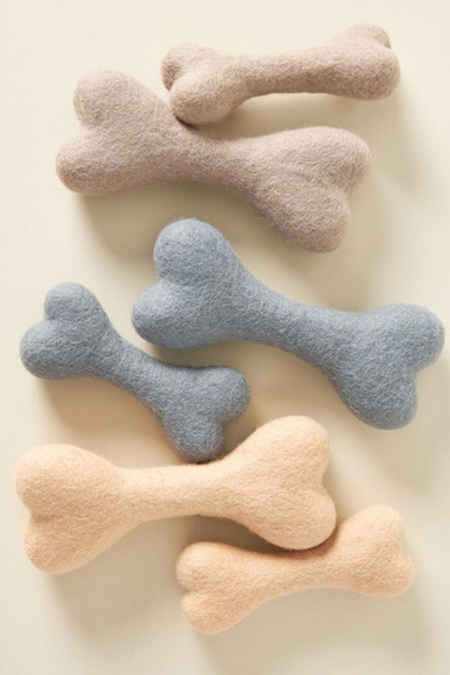 MODERNBEAST Neutral Woolbone Dog Toy #1