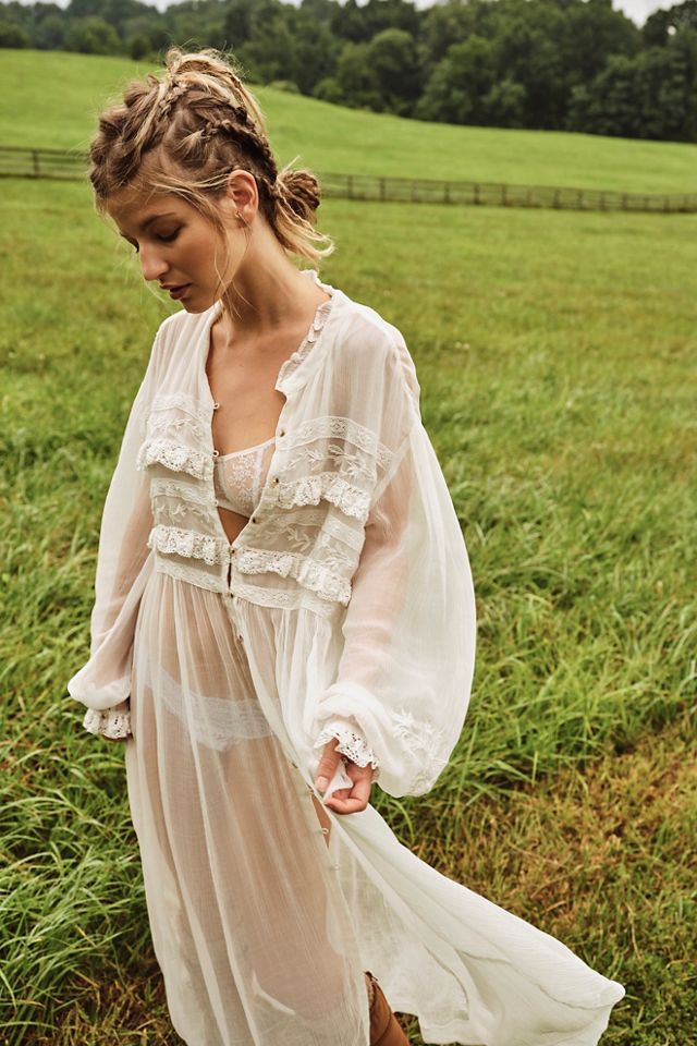 Free people lace white dress sale