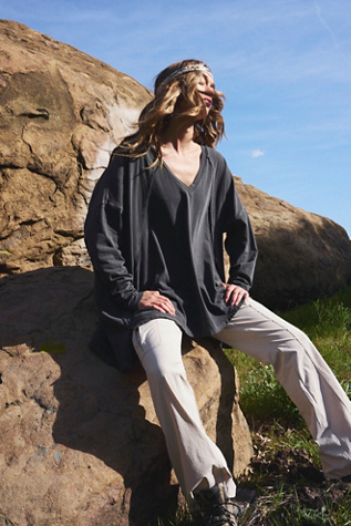 Throw On Layer Top by FP Movement at Free People, Black, S