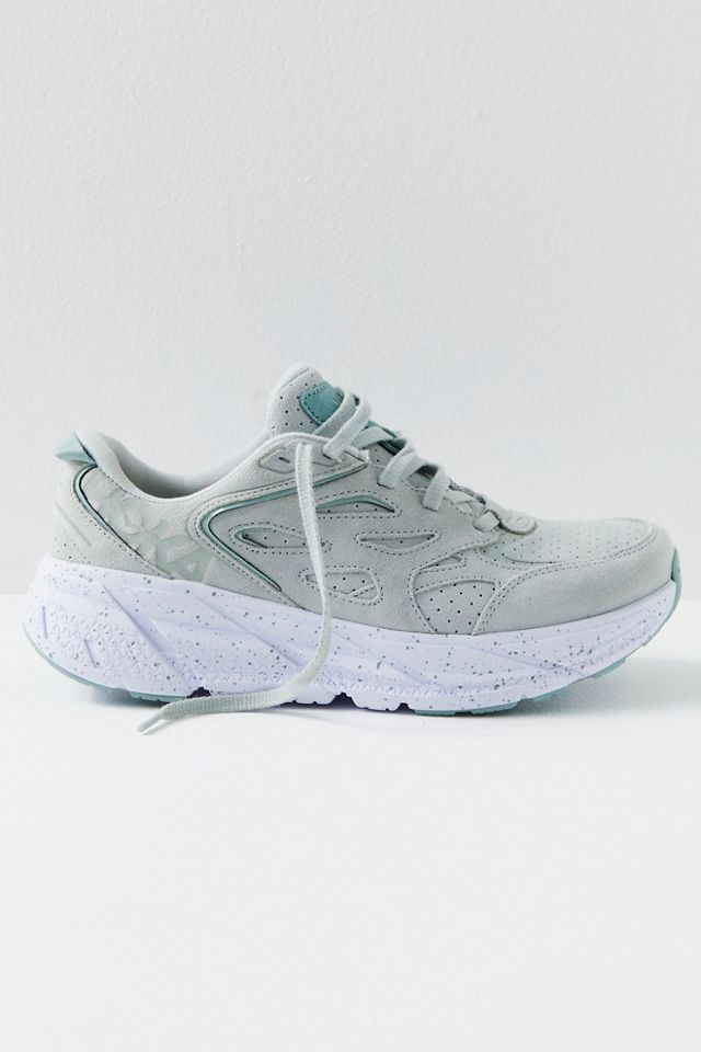 Hoka Clifton L Suede Sneakers