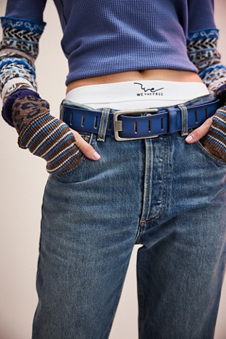 We The Free Jona Belt At Free People In Navy Baby, Size: M/L