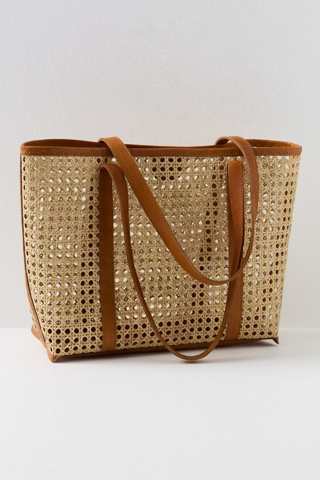 Free people straw online bag