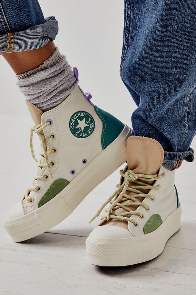 Color block clearance chuck taylors