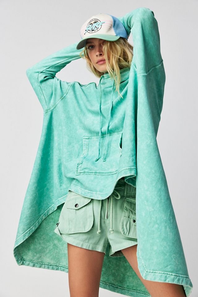 Free people clearance oversized hoodie