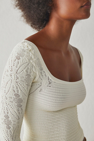 (取寄) フリーピープル レディース ジジ ロング スリーブ Free People women Gigi Long Sleeve Ivory Free People x We The Free Gigi Long Sleeve in Ivory | REVOLVE