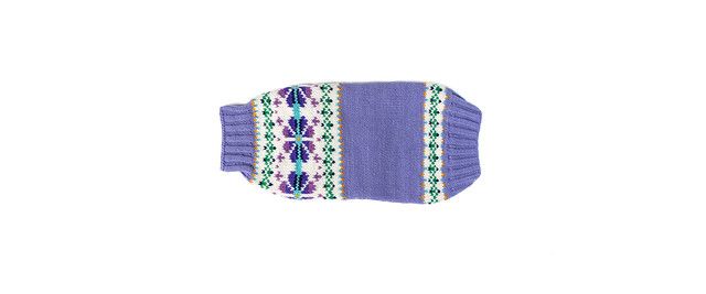 XXXL Chilly Dog Lavender Flowers Dog Sweater #3