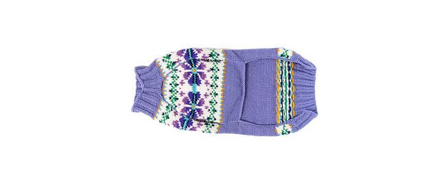 XXXL Chilly Dog Lavender Flowers Dog Sweater #4