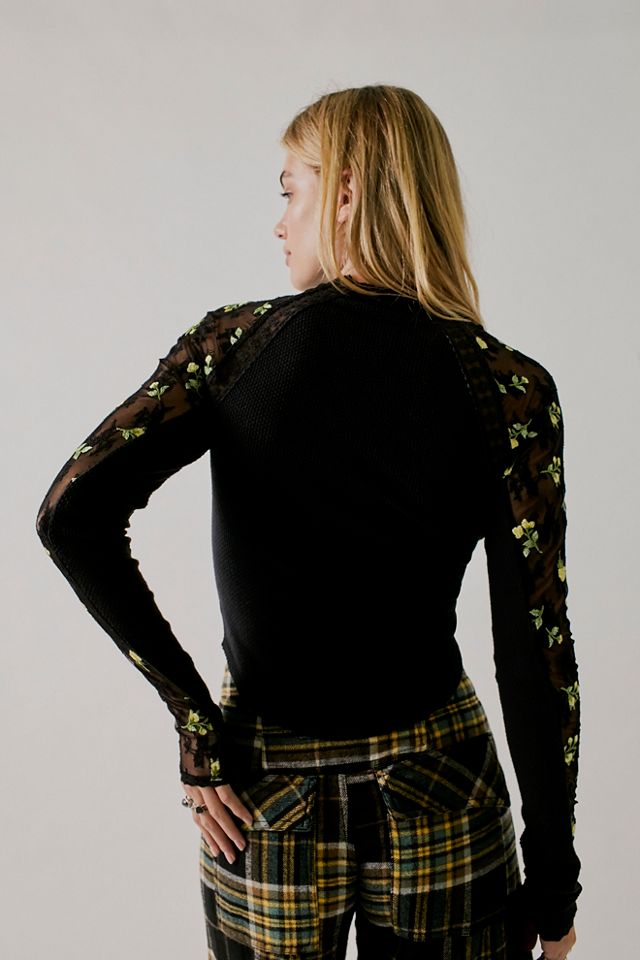 FP x Anna Sui Le Fleur Knit Top | Free People