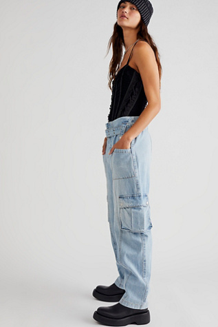 Free People In My Time Denim Cargo fashion Jean