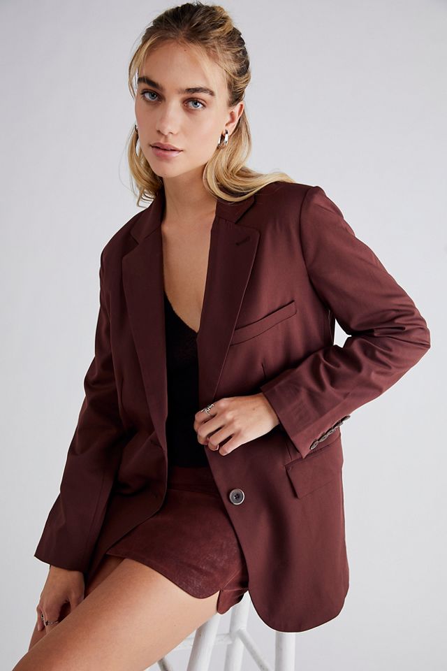 Free people 2025 oversized blazer