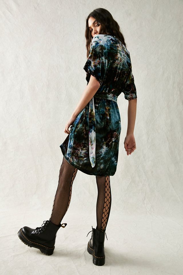Velvet Wrap Dress #3