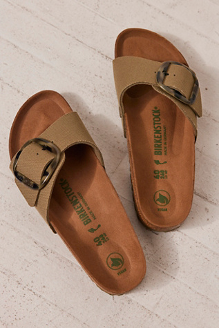 Birkenstock Madrid Big Buckle Canvas Sandals