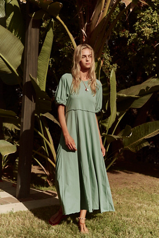 Brentwood Maxi by free-est at Free People in Malachite Green, Size: Small