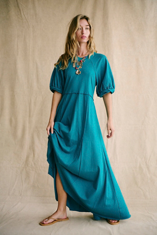 Brentwood Maxi By free-est At Free People In Tropic Teal, Size: Small