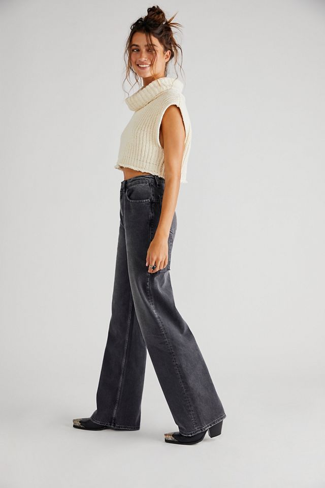 Free People We the Free Tinsley High Waist Baggy Jeans