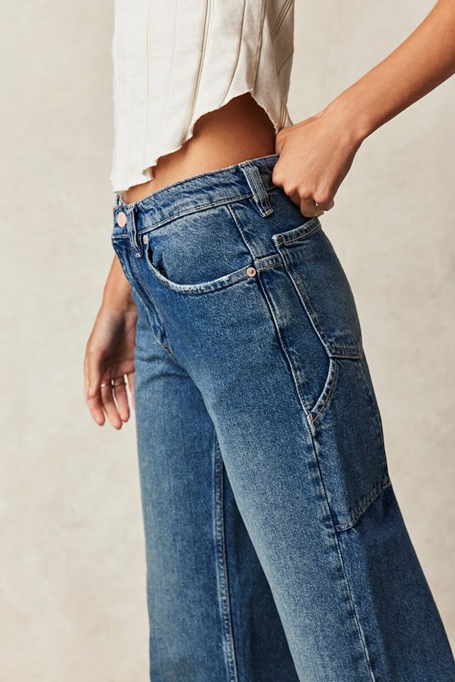 Free People Tinsley Baggy High-Rise Jeans. 4