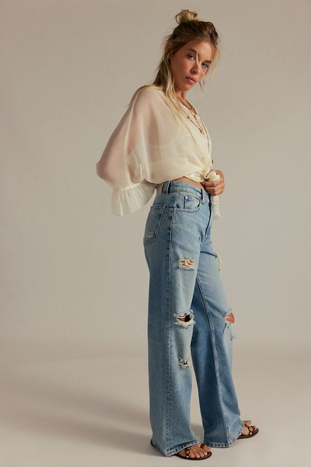 We The Free Tinsley Baggy High-Rise Jeans