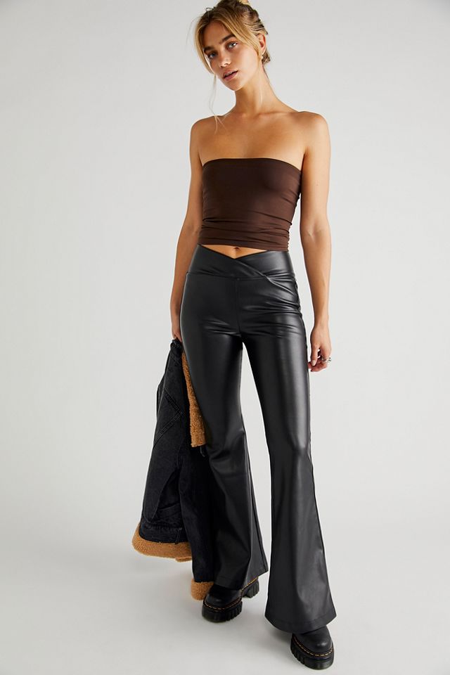 CRVY Vandal Vegan Flare Pants