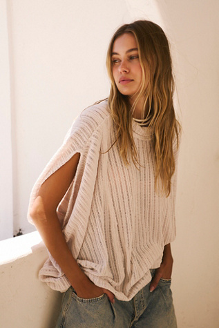 East End Tunic By free-est At Free People In White Sands, Size: Medium