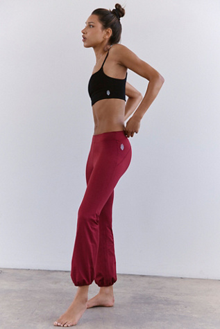 Let's Bounce Bubble Pants by FP Movement at Free People, Crimson, XS