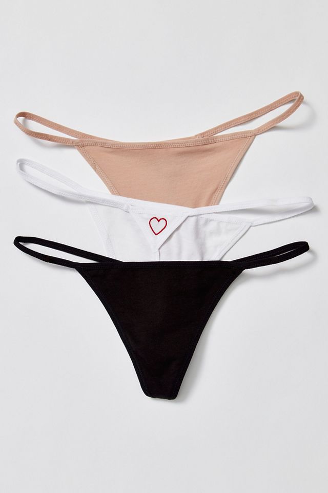 Victoria's Secret VICTORIA'S SECRET Cotton String Bikini Panty L